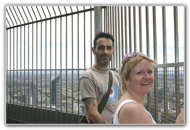 Stuart & Karen Observation Deck Melbourne Feb 2007
